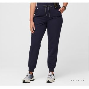 FIGS Zamora High-Waisted Jogger - Navy Blue